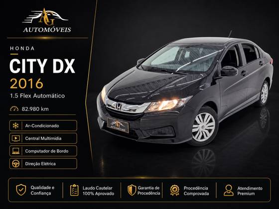 HONDA CITY 1.5 DX 16V FLEX 4P AUTOMÁTICO HONDA CITY 1.5 DX 16V FLEX 4P AUTOMÁTICO